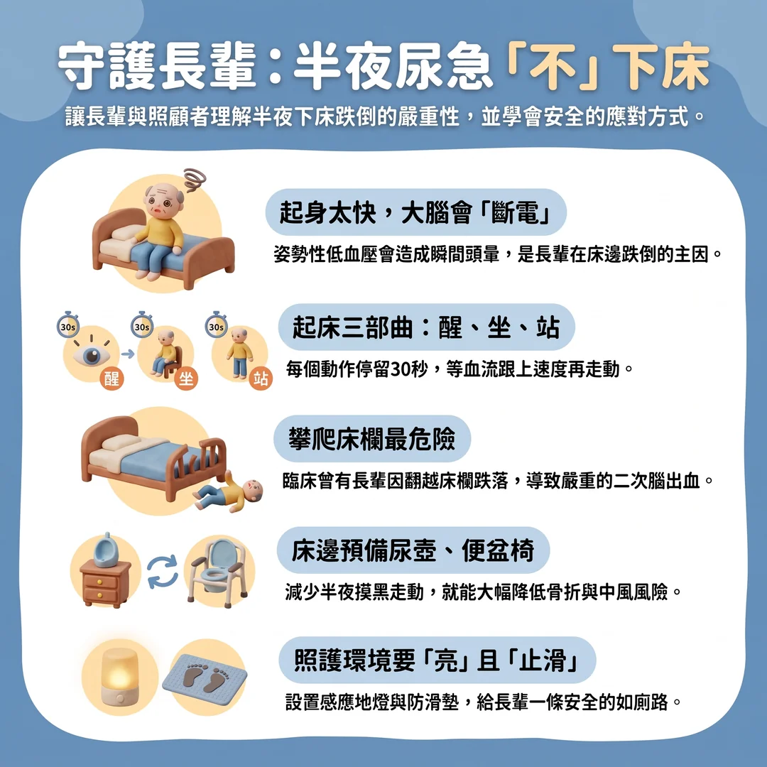 守護長輩半夜下床安全（圖／AI生成製圖）