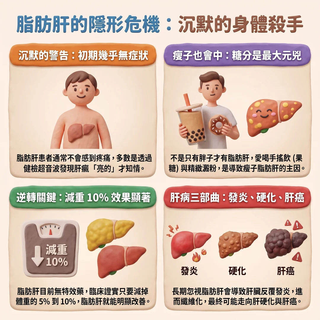 認識脂肪肝隱形危機指南(圖/AI生成製圖)