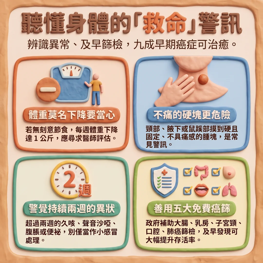 聽懂身體的救命警訊(圖/AI生成製圖)