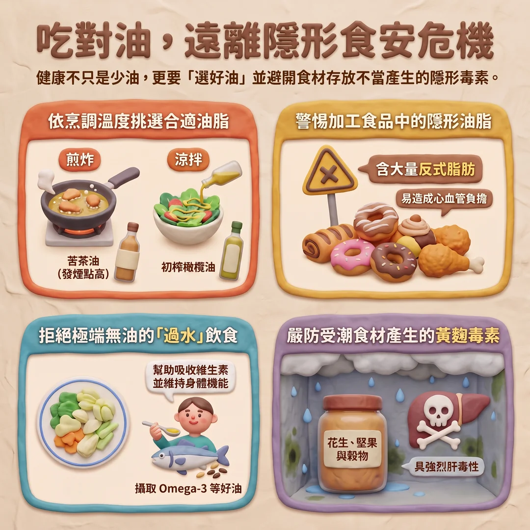 吃對油遠離食安危機（圖／AI生成製圖）