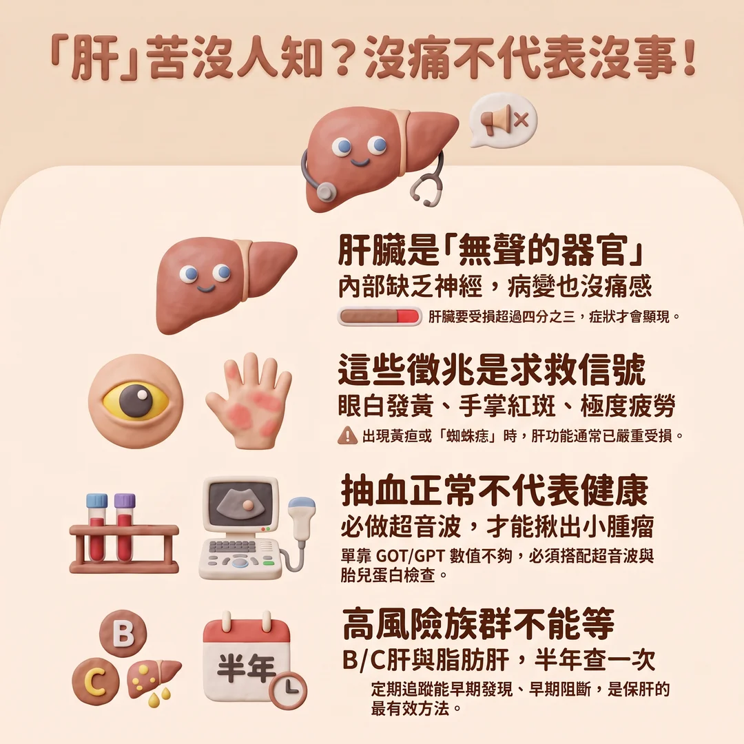肝臟健康與檢查指南（圖／AI生成製圖）