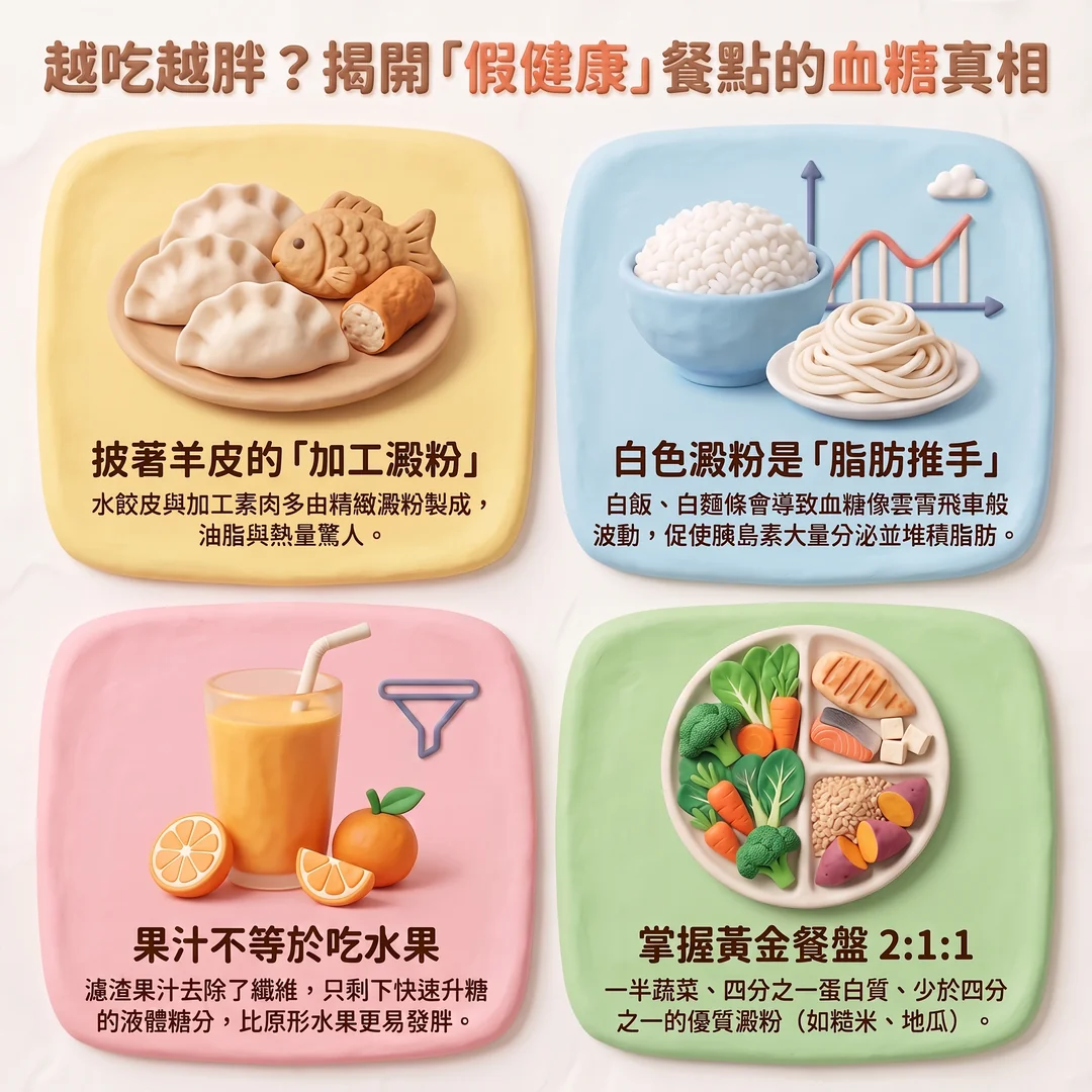 揭開假健康餐點真相（圖／AI生成製圖）