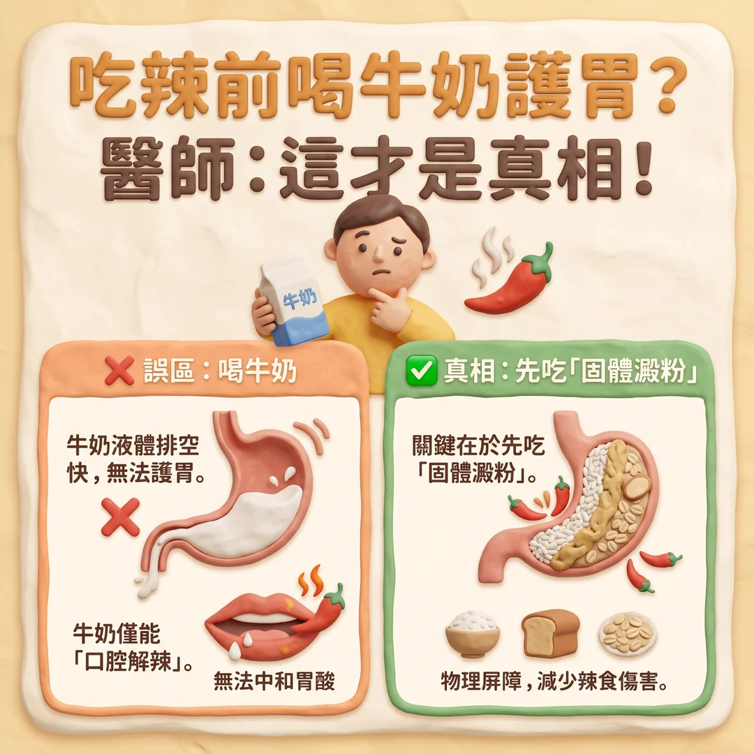 吃辣護胃真相解析(圖/AI生成製圖)