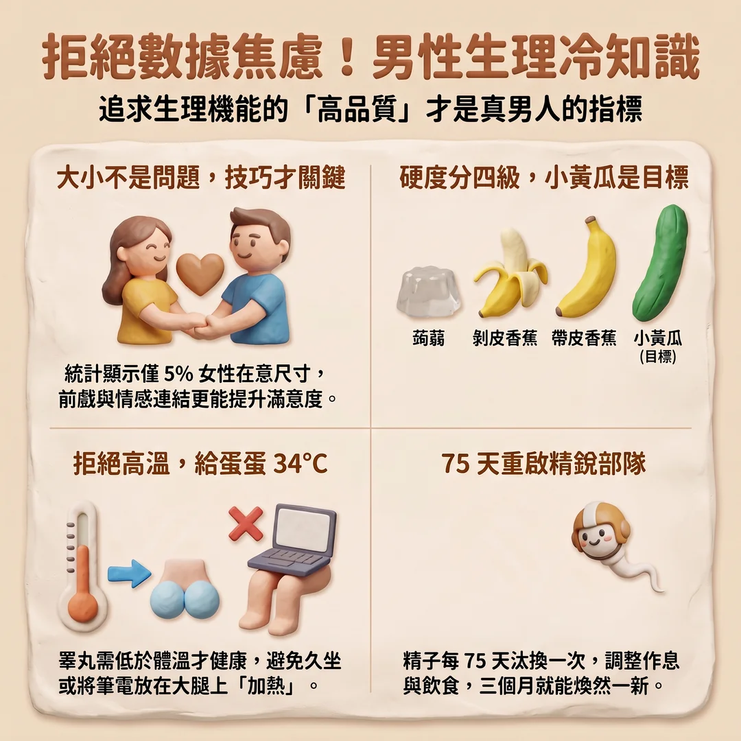男性生理健康科普圖解(圖/AI生成製圖)