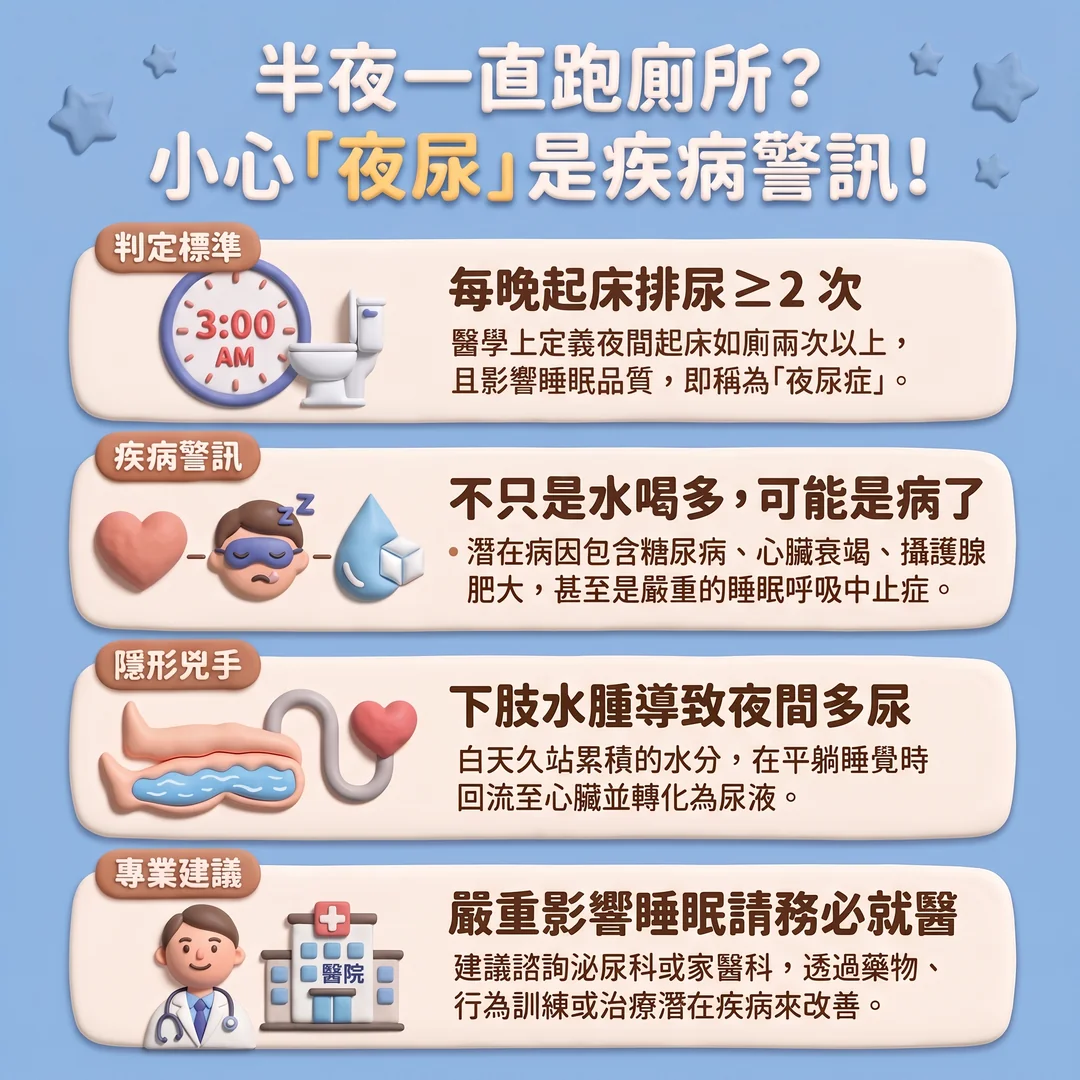 認識夜尿症健康警訊(圖/AI生成製圖)