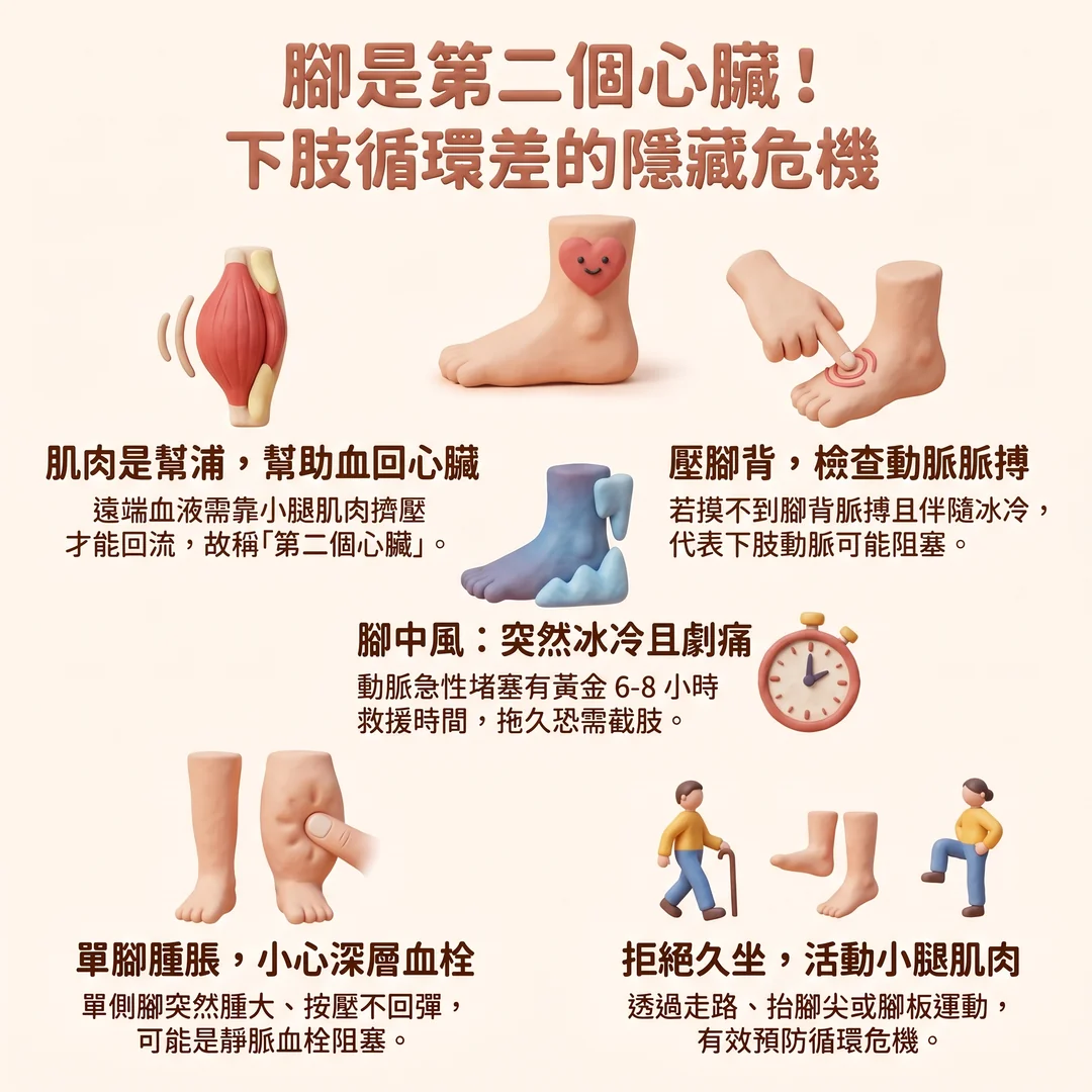腳是第二個心臟（圖／AI生成製圖）