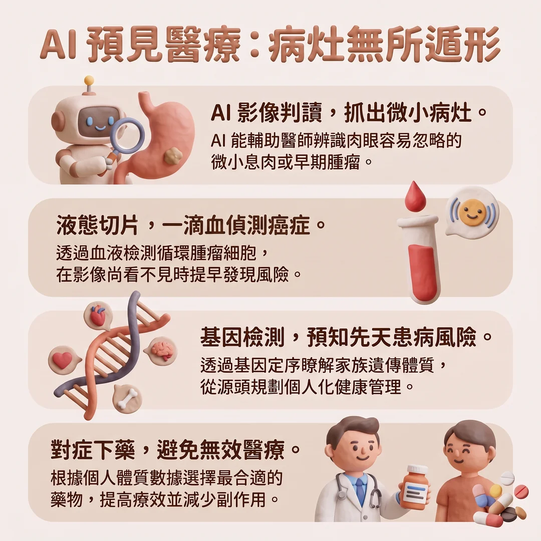 AI 預見醫療創新應用(圖/AI生成製圖)