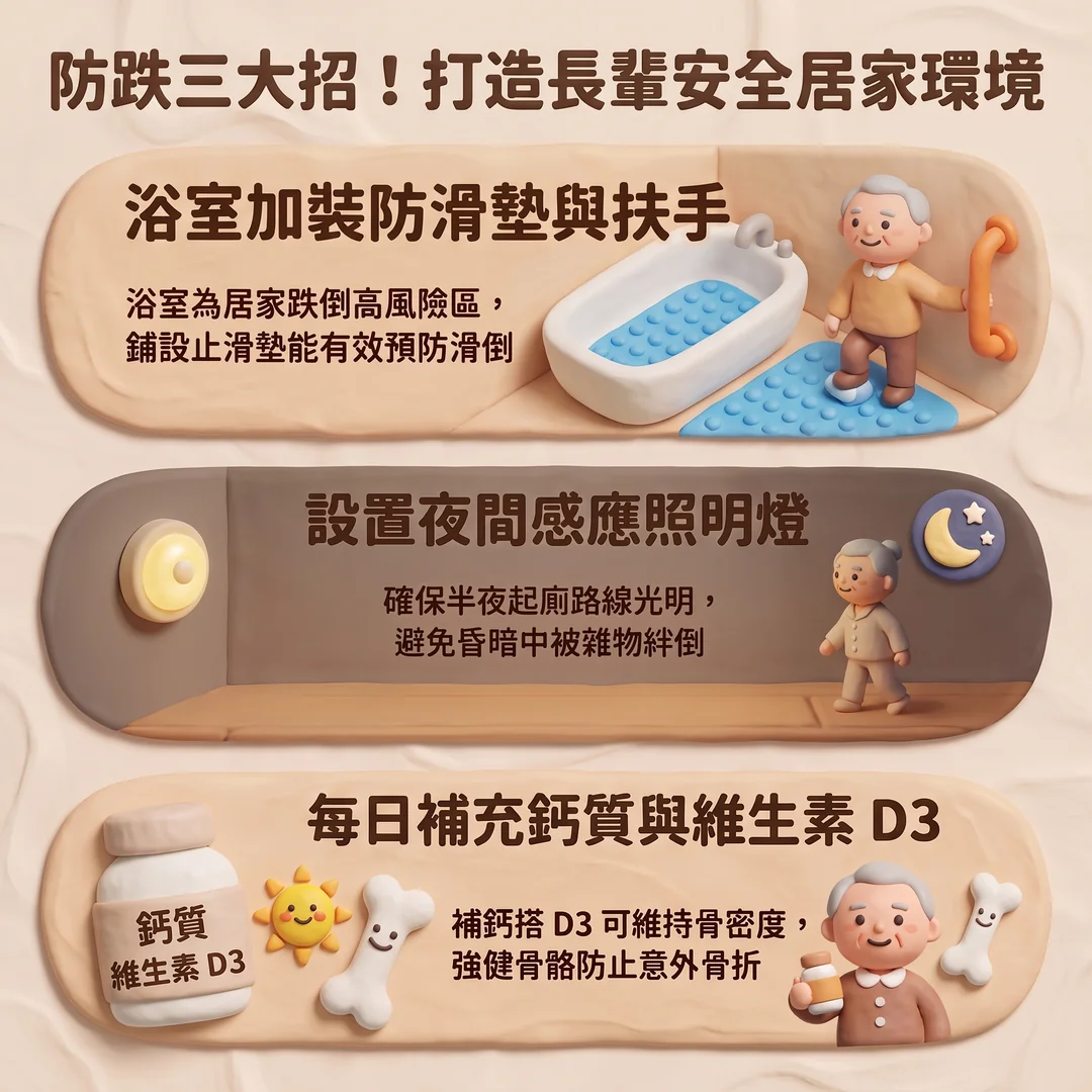 防跌三大招(圖/AI生成製圖)