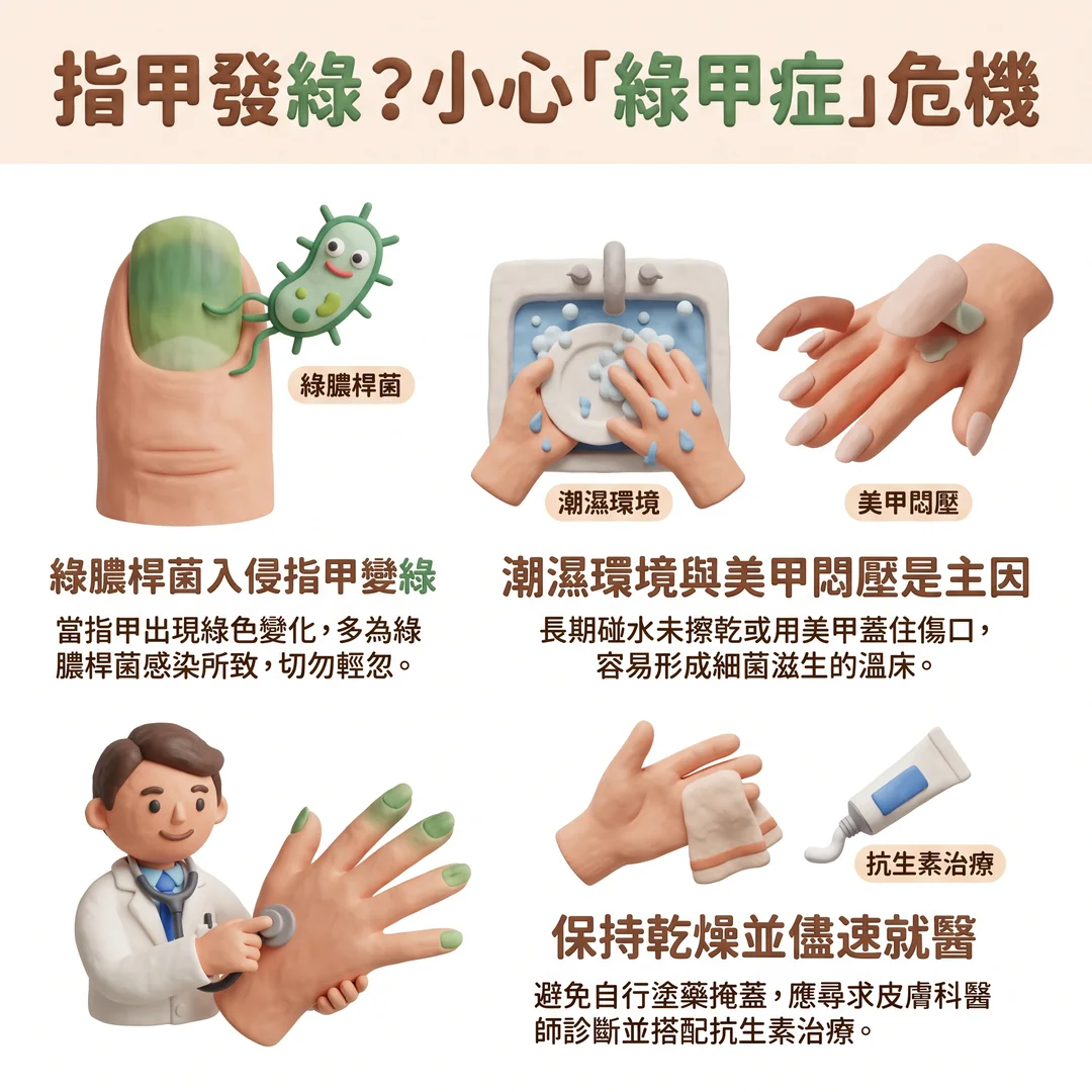 綠甲症成因與防治(圖/AI生成製圖)