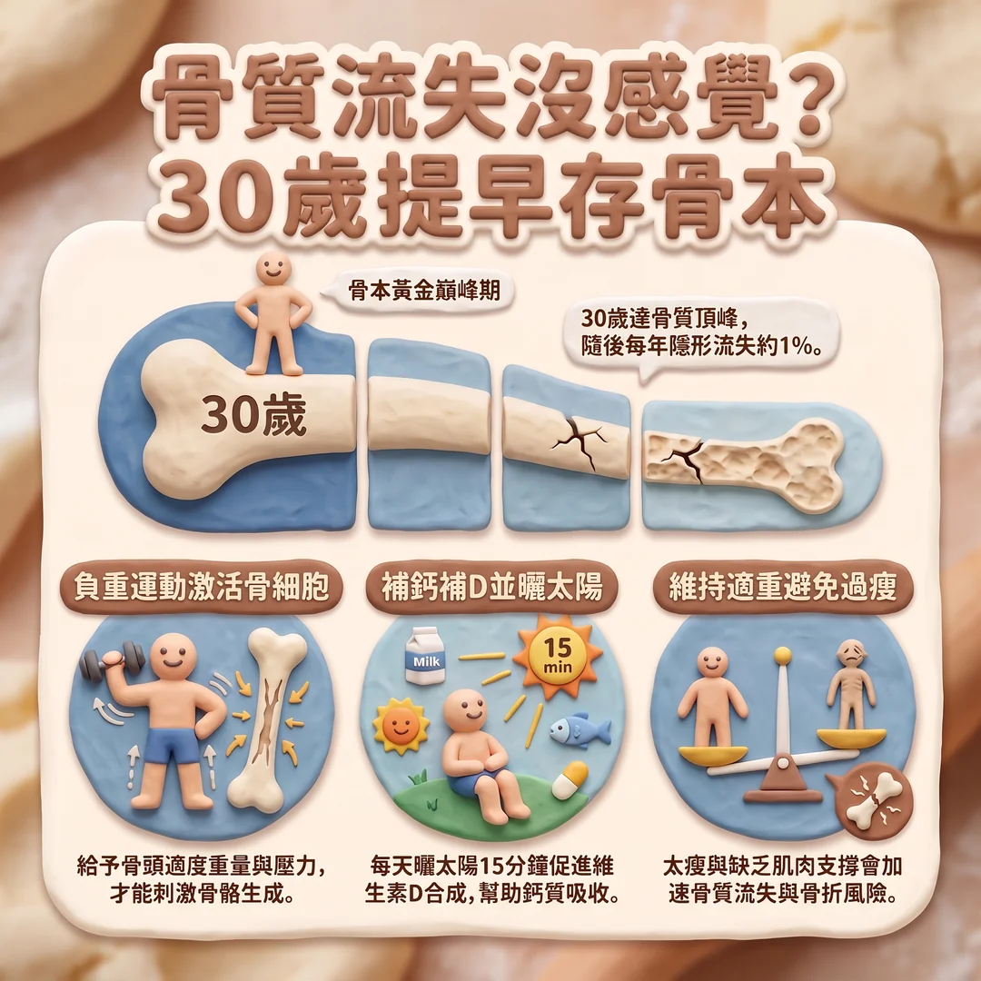 30歲提早存骨本(圖/AI生成製圖)